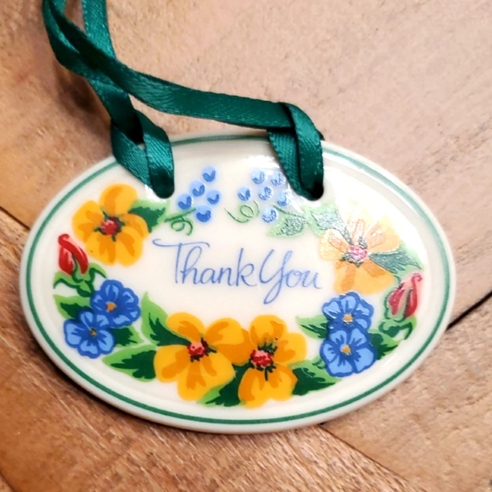 Longaberger Thank You Tie-On